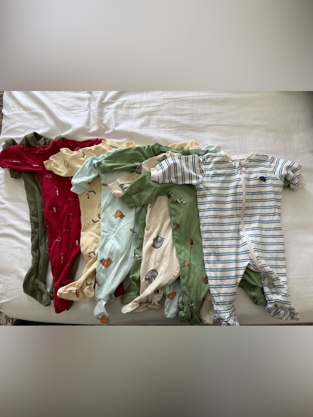 3m Baby Boy Sleeper PJ Bundle (8 pairs)